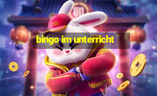 bingo im unterricht