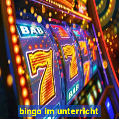 bingo im unterricht