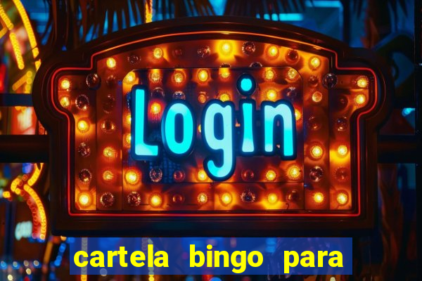 cartela bingo para cha de cozinha imprimir gratis