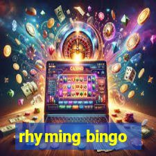 rhyming bingo